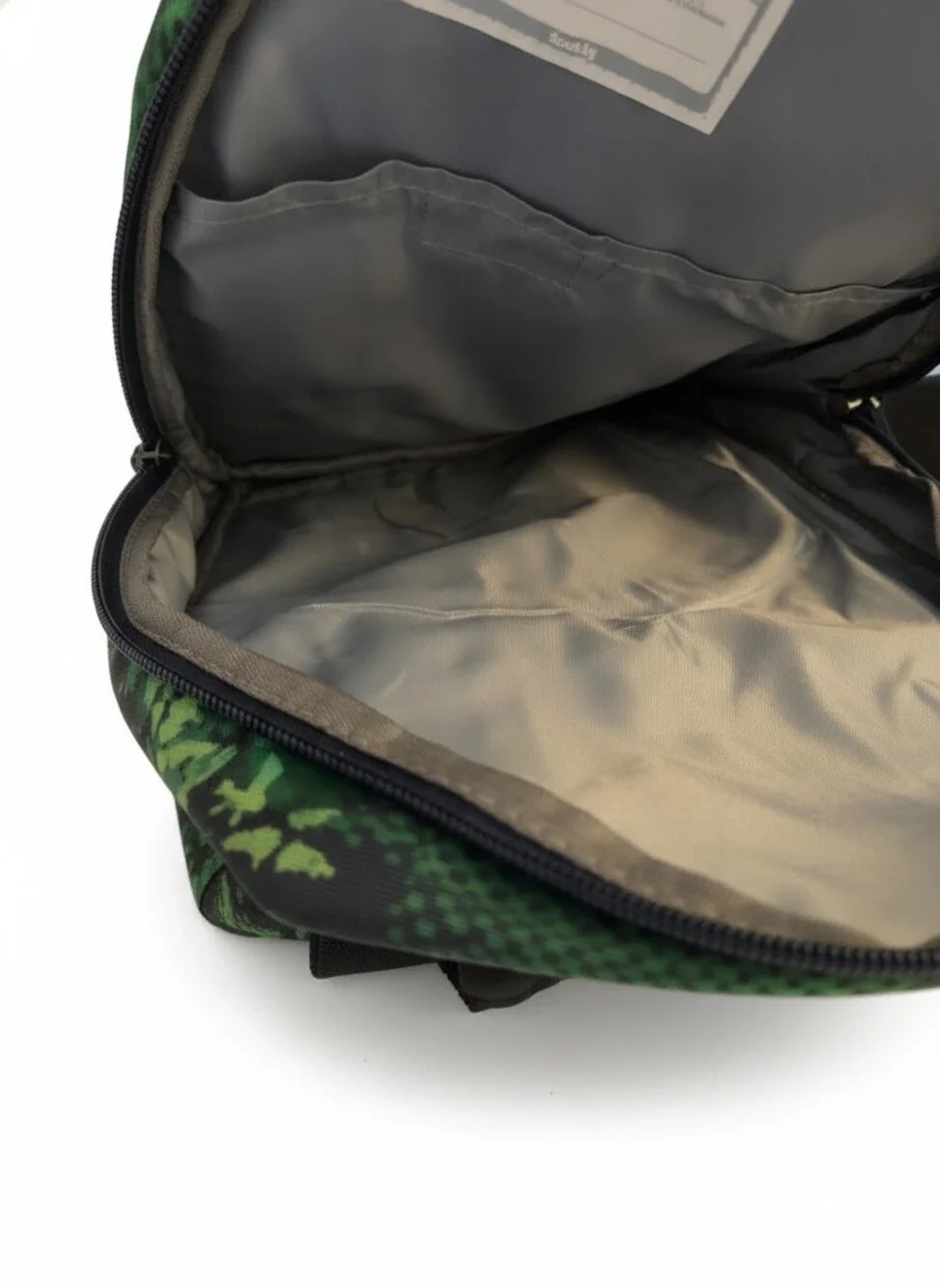 Sawkig Dino Camo Backpack Green Blue Canvas